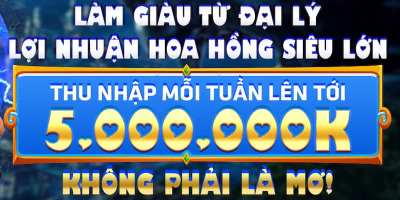 Nhận hoa hồng cực khủng khi đăng ký đại lý Go99