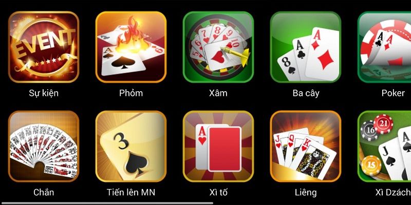 Sảnh VPX GO99 đa dạng game